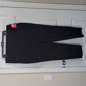 NWT Spanx Classic Black Polished Ankle Slim Pant 1X Tall 1XT